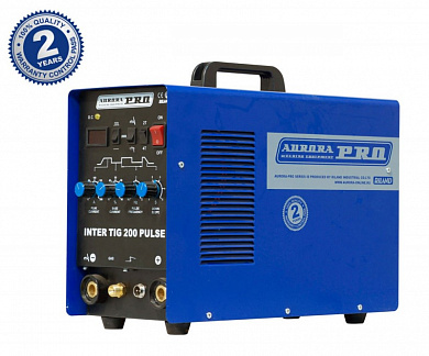 DC 200А Аппарат аргонодуговой сварки AuroraPRO INTER TIG 200 PULSE (TIG+MMA) MOSFET